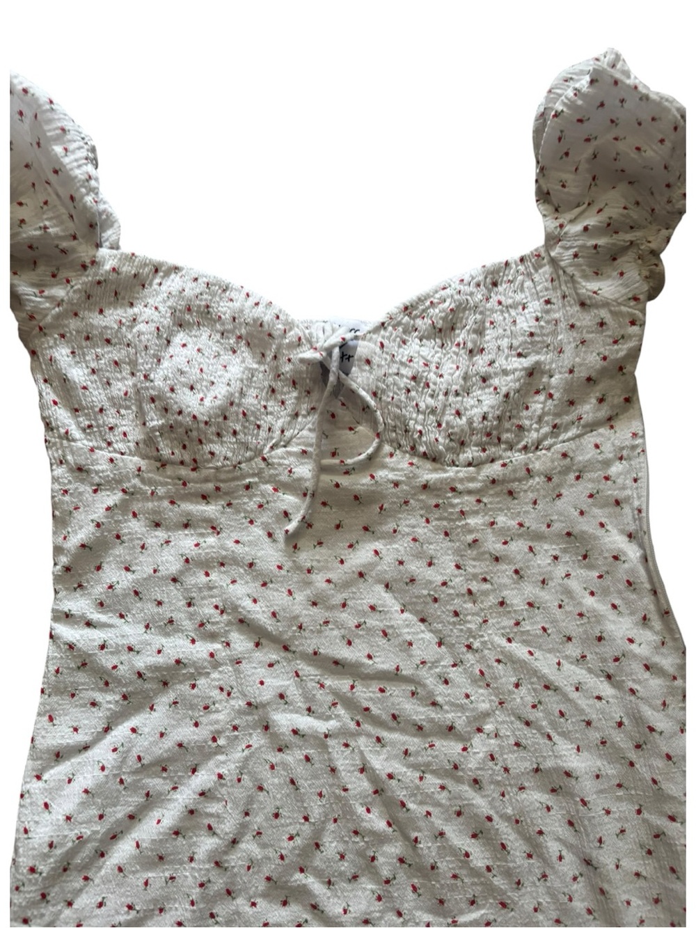 Princess Polly Natalina White Mini Dress Size Four (4) - Picture 8 of 9